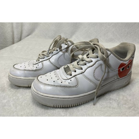 Nike | Shoes | Nike Air Force Wm 65 White Comme De Garcon Hearts Collab  Rare | Poshmark